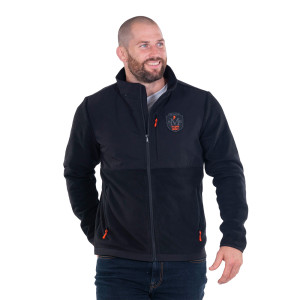 Polaire bi-matière Ruckfield Maison de Rugby noir