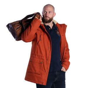 Parka rouille Ruckfield Autumn Rugby Tour