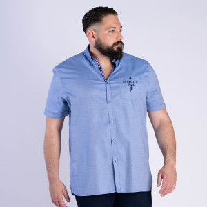 Ruckfield Chemise à manches courtes French Rugby Club bleu clair
