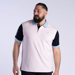 Polo n°8 à manches courtes rose Ruckfield essentiel