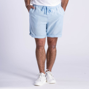 Bermuda en lin Ruckfield turquoise