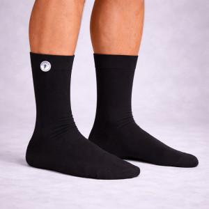 Chaussettes unies Ruckfield noir