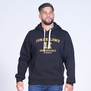 Ruckfield Sweat à capuche noir Jonah Lomu