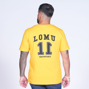 Ruckfield T-shirt à manches courtes Jonah Lomu jaune moyen