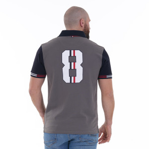 Polo gris foncé French Rugby Club Ruckfield