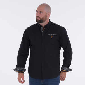Chemise à manches longues Ruckfield Maison de Rugby noir