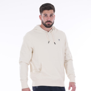 Sweat essentiel à capuche Ruckfield blanc cassé