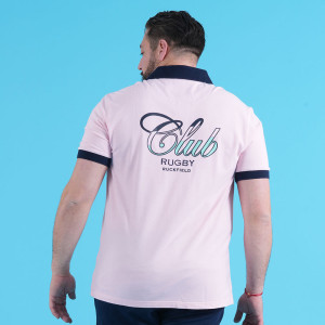 Polo rose Rugby Club Ruckfield à manches courtes