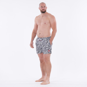Boardshort Ruckfield Rugby Maori blanc