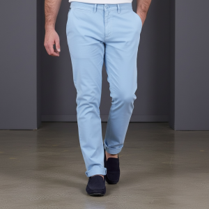 Pantalon chino bleu ciel Ruckfield essentiel