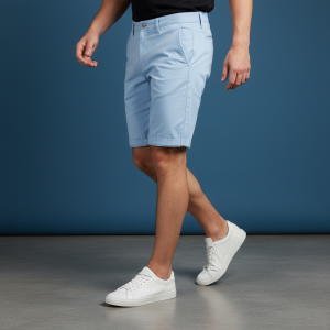 Bermuda chino bleu ciel Ruckfield essentiel