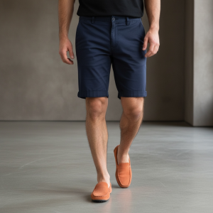Bermuda chino bleu marine Ruckfield essentiel