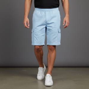 Bermuda cargo Ruckfield essentiel bleu clair
