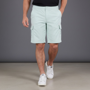 Bermuda cargo Ruckfield essentiel vert d'eau
