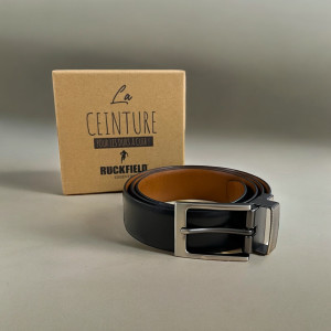 Ruckfield Ceinture en cuir réversible noir/marron