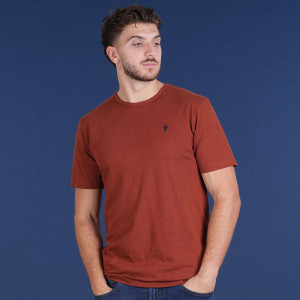 Ruckfield T-shirt basique marron foncé