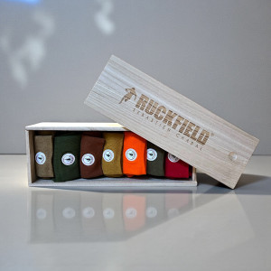 Semainier 7 chaussettes Ruckfield couleurs hivernales