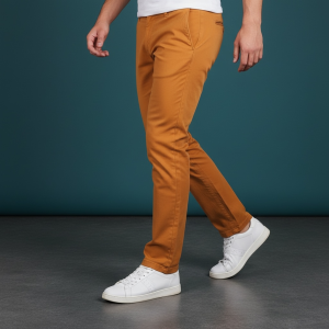 Pantalon chino moutarde Ruckfield essentiel