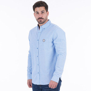 Chemise à manches longues Ruckfield French Rugby Club bleu ciel