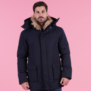 Parka Le Club Ruckfield bleu marine