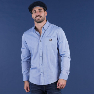 Chemise bleue à manches longues Ruckfield Le Club
