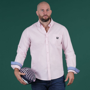 Chemise rose à manches longues Ruckfield Le Club