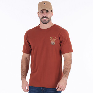 T-shirt à manches courtes marron Ruckfield Autumn Rugby Camp