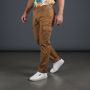 Ruckfield Pantalon cargo beige