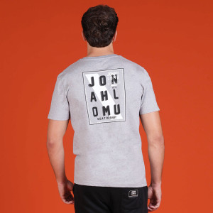 T-shirt à manches courtes Jonah Lomu by Ruckfield gris chiné clair