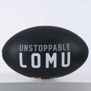 Ballon de rugby  noir Jonah Lomu by Ruckfield