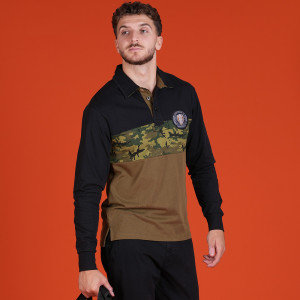 Polo multicolore à manches longues Ruckfield New Zealand Army