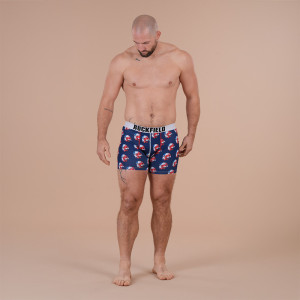 Boxer Ruckfield x Vache qui Rit bleu marine