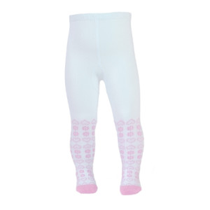Safa Love Strømpebukser Rosa/hvit 80