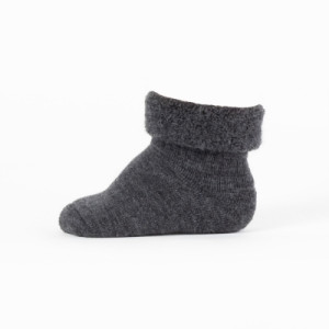 Safa Fluffy Sokker Mørk Grå 60