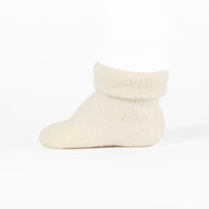 Safa Fluffy Sokker Ullhvit 70