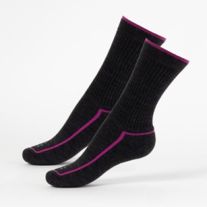 Safa Arizona Sokker 2 Par  Grå/rosa 36-40