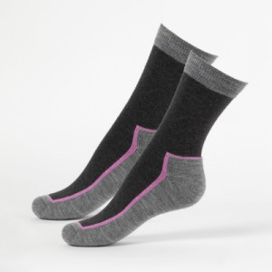 Safa Nevada Sokker 2 Par Grå/rosa 36-40