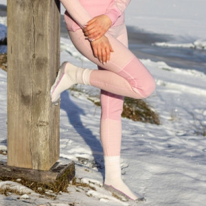 Safa Bianca Longs Rosa/hvit S
