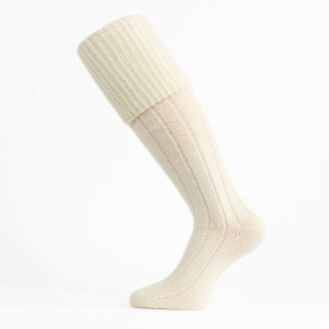 Safa Hardanger Knestrømper Ullhvit 41-45
