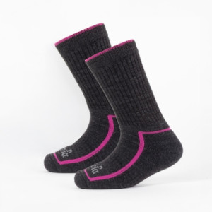 Safa Arizona Sokker 2 Par  Gråmelert/rosa 23-26