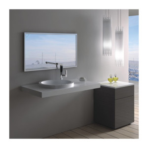 Distribain Plan vasque solid surface Réf : SDPW46