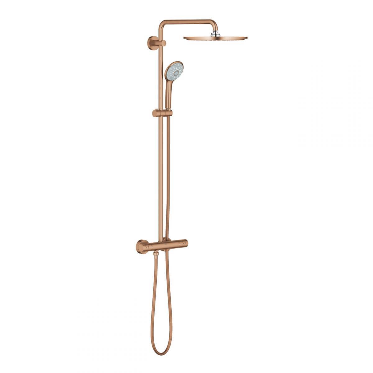 Zestaw Prysznicowy Euphoria z Termostatem Brushed Warm Sunset 26075DL0 Grohe