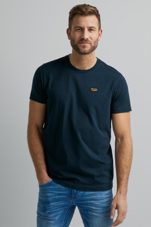 PME legend blauwe heren t-shirt   Ronde hals   Regular fit   Duurzaam   Korte mouw Blauw XXXL