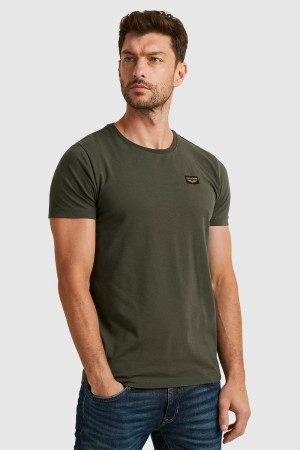 PME legend groene heren t-shirt   Ronde hals   Regular fit   Duurzaam   Korte mouw Groen XXXXXL