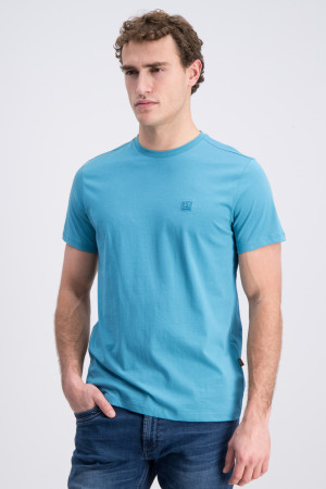 Gabbiano blauwe heren t-shirt   Ronde hals   Regular fit   Korte mouw Blauw S