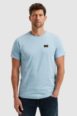 PME legend blauwe heren t-shirt   Ronde hals   Regular fit   Duurzaam   Korte mouw Blauw S