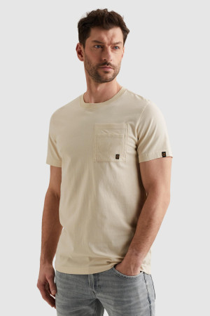 PME legend beige heren t-shirt   Regular fit   Duurzaam   Korte mouw Beige L