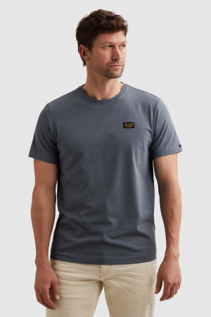 PME legend blauwe heren t-shirt   American Classic   Ronde hals   Regular fit   Geen zakken   Duurzaam   Korte mouw Blauw M
