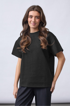SisterS point zwarte dames t-shirt   Ronde hals   Regular fit   Korte mouw Zwart M