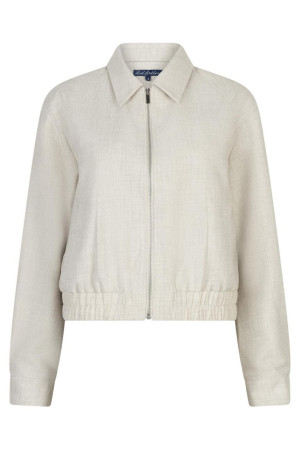 Red Button beige dames jas   Punt kraag   Regular fit   Steekzakken   Ritssluiting   Lange mouw Beige L